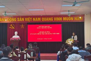 Khai mạc Lớp bồi dưỡng lý luận chính trị dành cho đảng viên mới