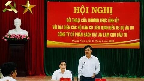 Quảng Nam: Không thể để Công ty Bách Đạt An cứ hứa hẹn mãi