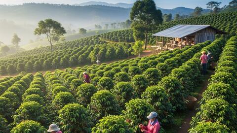 Giá cà phê hôm nay 1/8/2025: Trong nước duy trì xu hướng tăng