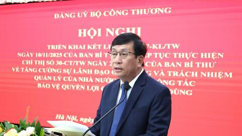 Đảng uỷ Bộ Công Thương triển khai Kết luận 207-KL/TW của Ban Bí thư