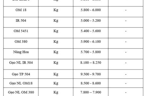 Giá lúa gạo hôm nay ngày 7/10: Thị trường trầm lắng
