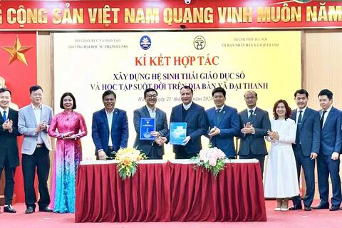 Xã Đại Thanh hướng tới mục tiêu xây dựng hệ sinh thái giáo dục số