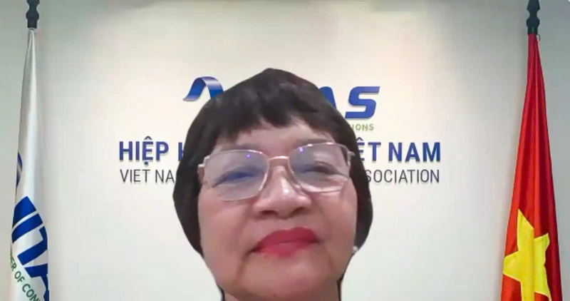 Bà Nguyễn Thị Tuyết Mai, Phó Tổng Thư ký Hiệp hội Dệt may Việt Nam (VITAS)