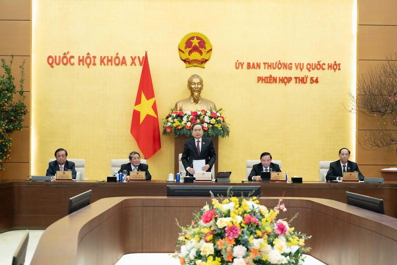 Chủ tịch Quốc hội khai mạc phiên họp thứ 54 của Ủy ban Thường vụ Quốc hội.