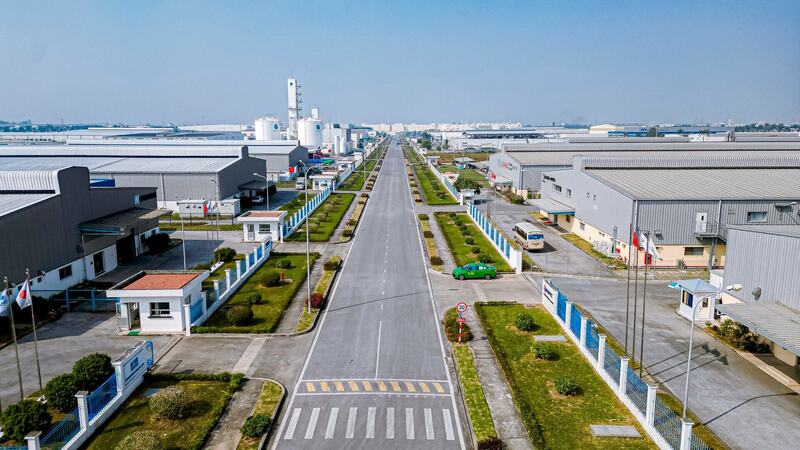 Tỉnh Thái Nguyên định hướng ưu tiên phát triển các khu công nghiệp xanh, bảo đảm hài hoà giữa mục tiêu tăng trưởng kinh tế và phát triển bền vững. Ảnh: Kim Dung