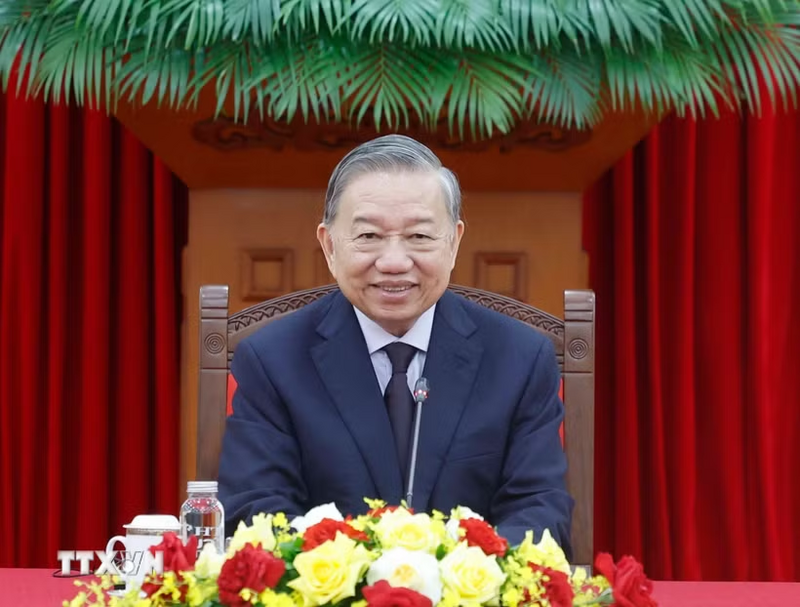 Tổng Bí thư, Chủ tịch nước Tô Lâm và Phu nhân cùng đoàn đại biểu cấp cao Việt Nam sẽ thăm chính thức Thái Lan từ ngày 27-29/5/2026. (Ảnh: Thống Nhất/TTXVN)