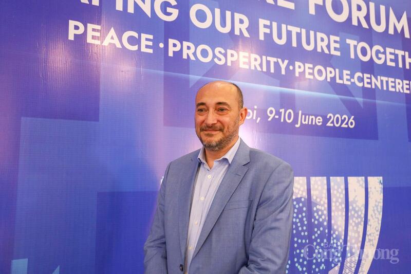 TS. Mehdi Snene, Cố vấn cấp cao về trí tuệ nhân tạo (AI) và chuyển đổi số của Liên hợp quốc trả lời phỏng vấn của Báo Công Thương.