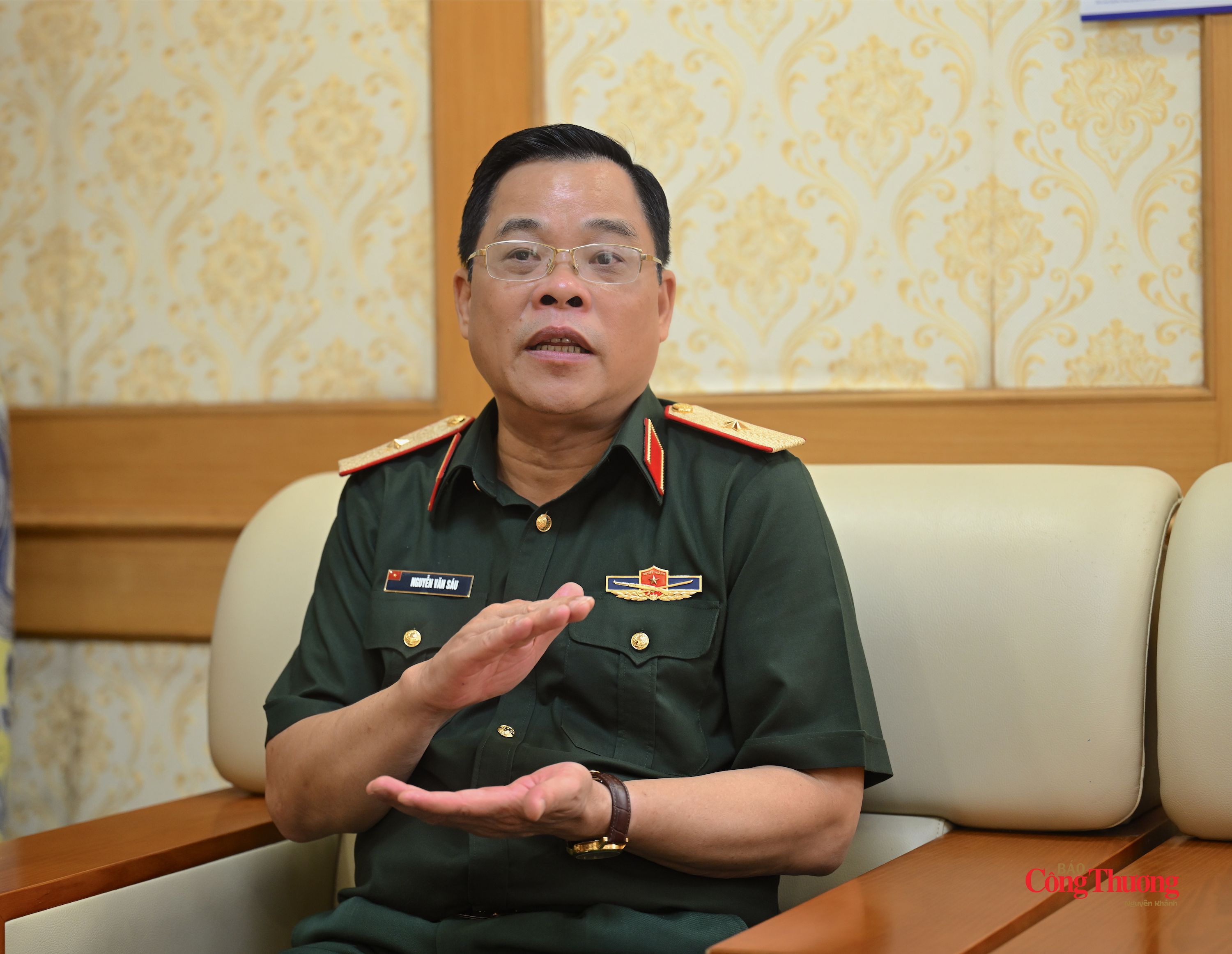 Thiếu tướng, PGS. TS Nguyễn Văn Sáu, Phó Viện trưởng Viện Chiến lược và Lịch sử quốc phòng Việt Nam, Bộ Quốc phòng. Ảnh: Nguyên Khánh