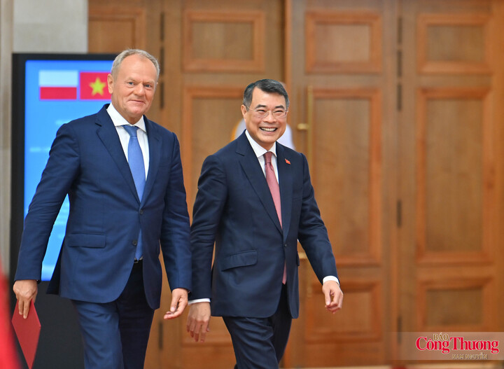 Ngay sau khi kết thúc thành công cuộc hội đàm, Thủ tướng Chính phủ Lê Minh Hưng và Thủ tướng Ba Lan Donald Tusk đã gặp gỡ báo chí để thông tin về kết quả hội đàm.