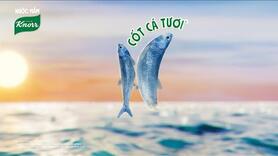 Nước mắm Knorr - chắt lọc tinh túy từ cốt cá tươi, đậm đà ngọt cá