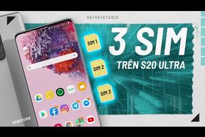BẤT NGỜ: GALAXY S20 ULTRA dùng được 3 SIM!