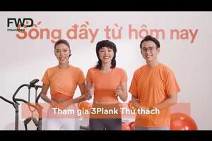 Tham gia thử thách 3Plank, gây gũy hỗ trợ bệnh nhân ung thư & tim mạch