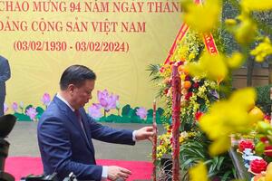 Lãnh đạo TP Hà Nội dâng hương tưởng niệm Tổng Bí thư Trần Phú