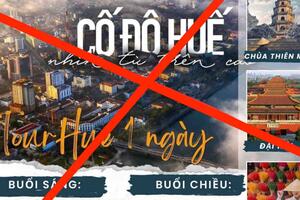 Thừa Thiên Huế phản hồi việc đăng sai hình ảnh Đại Nội trong quảng bá tour du lịch