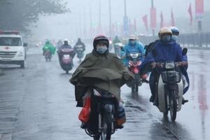 Ngày 21/2: Bắc Bộ mưa phùn, Nam Bộ ngày nắng