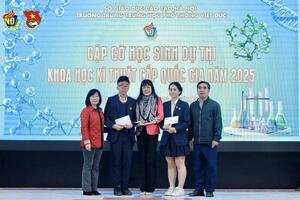Học sinh THPT Việt Đức được chọn thi khoa học kỹ thuật quốc tế