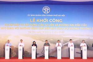 Quyết liệt GPMB, tăng tốc thi công dự án cầu Tứ Liên