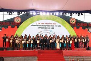 Sắp diễn ra lễ tôn vinh sản phẩm công nghiệp nông thôn tiêu biểu
