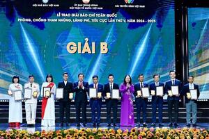 Phú Thọ đạt giải B Giải Báo chí toàn quốc phòng, chống tham nhũng