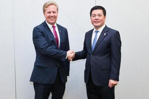 Chùm ảnh: Bộ trưởng Nguyễn Hồng Diên làm việc với Bộ trưởng Thương mại New Zealand