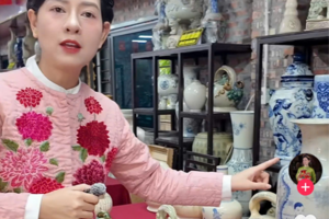 Khi nghệ nhân kể chuyện gốm trên sóng livestream