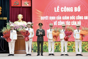 Công an tỉnh Thanh Hóa bổ nhiệm cán bộ; Phú Thọ có tân Bí thư Tỉnh ủy