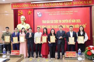 Báo Công Thương đạt giải C Cuộc thi báo chí Văn hóa, du lịch Phú Thọ