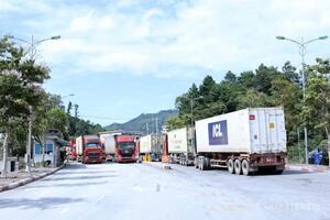 2 ngày, 3.822 xe hàng hóa xuất nhập khẩu qua cửa khẩu tỉnh Lạng Sơn