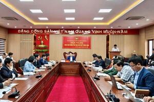 Phú Thọ khẩn trương chuẩn bị bầu cử đại biểu Quốc hội khóa XVI và HĐND các cấp