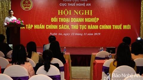 Hơn 600 doanh nghiệp Nghệ An được tập huấn về hóa đơn điện tử