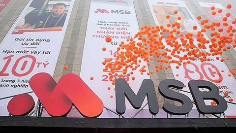 MSB chia cổ tức 30% bằng cổ phiếu
