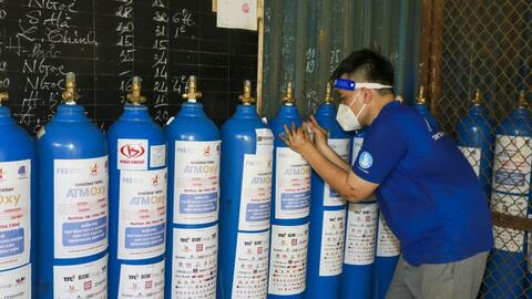 Bộ Công Thương đưa giải pháp tiết giảm, ưu tiên nguồn cung ôxy cho điều trị bệnh nhân Covid-19