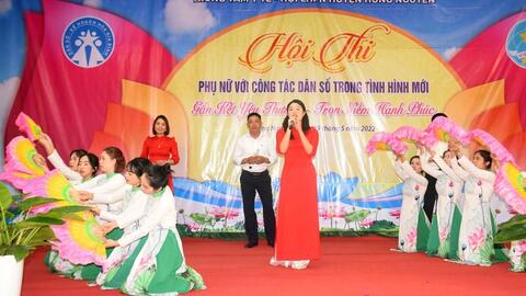 Nhiều sắc màu tại Hội thi 'Phụ nữ và công tác dân số trong thời kỳ mới'
