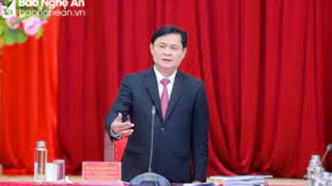 Ban Thường vụ Tỉnh ủy Nghệ An sơ kết 5 năm thực hiện Nghị quyết số 07 về huyện Nam Đàn