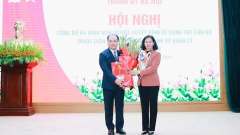 Đồng chí Nguyễn Anh Dũng giữ chức Chủ tịch UBND huyện Đông Anh