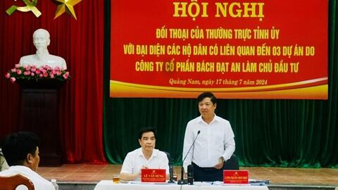 Quảng Nam: Không thể để Công ty Bách Đạt An cứ hứa hẹn mãi