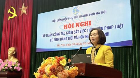 Phổ biến Luật Thủ đô đến cán bộ, hội viên phụ nữ