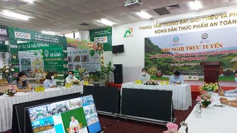 Hội nghị trực tuyến Xúc tiến thương mại sản phẩm Na Chi Lăng và sản phẩm OCOP tỉnh Lạng Sơn