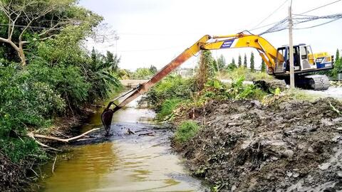 Cần Đước đầu tư 14 tỉ đồng xây dựng hệ thống thủy lợi phục vụ sản xuất