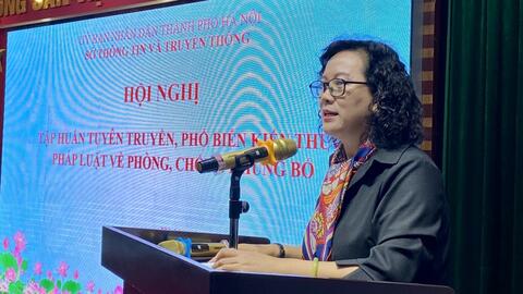 Tập huấn, nâng cao kiến thức pháp luật về phòng, chống khủng bố