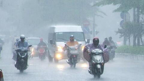 Ngày 24/5: Nhiều khu vực có mưa dông