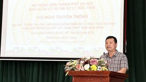 Cùng nông dân xử lý rác thải theo hướng thân thiện với môi trường