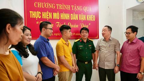 Dân vận khéo, gắn kết tình quân dân