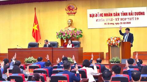 Hải Dương: Thông qua nghị quyết về sắp xếp tổ chức bộ máy