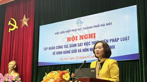 Phổ biến Luật Thủ đô đến cán bộ, hội viên phụ nữ