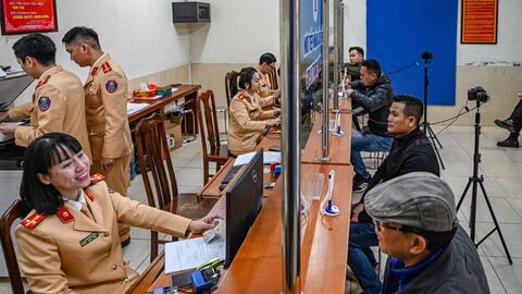 Người dân thuận lợi khi thực hiện cấp, đổi giấy phép lái xe