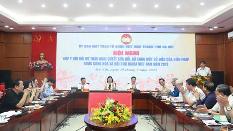 Lấy ý kiến chuyên gia, nguyên lãnh đạo MTTQ sửa đổi Hiến pháp 2013