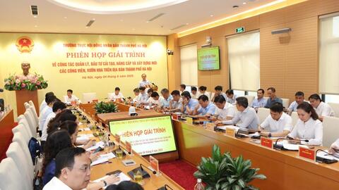 Đề xuất phân cấp cho xã, phường quản lý công viên, vườn hoa