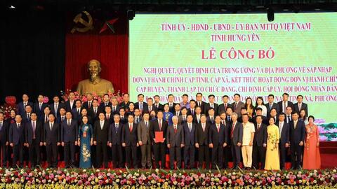 Tỉnh Hưng Yên công bố các lãnh đạo chủ chốt sau hợp nhất