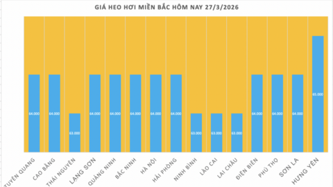 Giá heo hơi hôm nay 27/3/2026: Giảm tại miền Bắc
